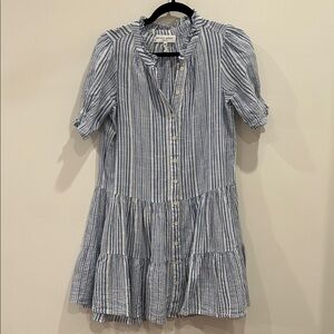 Apiece Apart Striped Dress Sz S